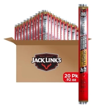 JACK LINKS ORIGINAL ZERO SUGAR BEEF STICKS 20 PACK - 0.92 OZ PROTEIN SNACKS, 5G PROTEIN EACH