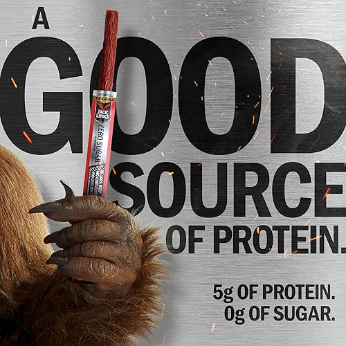 JACK LINKS ORIGINAL ZERO SUGAR BEEF STICKS 20 PACK - 0.92 OZ PROTEIN SNACKS, 5G PROTEIN EACH