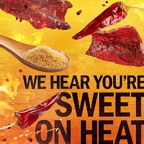 JACK LINKS SWEET HOT BEEF JERKY 9OZ PACK OF 2 - HIGH PROTEIN, READY-TO-EAT MEAT SNACKS