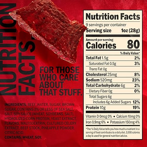 JACK LINKS ORIGINAL BEEF JERKY 9OZ PACK OF 2 HIGH PROTEIN 100 BEEF MEAT SNACKS
