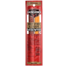JACK LINKS ORIGINAL BEEF CHEESE SNACK PACK, 16 COUNT, 100 BEEF, REAL WISCONSIN CHEESE
