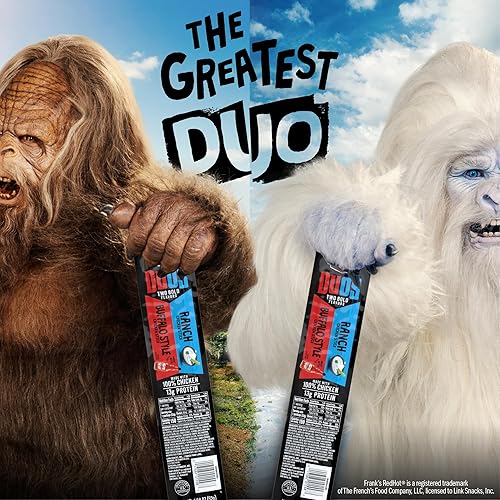 JACK LINKS DUOS CHICKEN JERKY STICKS 13G PROTEIN BUFFALO RANCH FLAVOR 10 PACK 1.84OZ