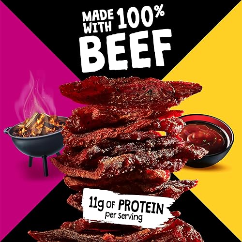 JACK LINKS DUOS ORIGINAL TERIYAKI BEEF JERKY SNACK PACKS, 11G PROTEIN, 8 COUNT, 3.25OZ