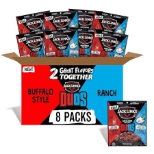 JACK LINKS DUOS FRANKS REDHOT BUFFALO CHICKEN BITES WITH RANCH, 8G PROTEIN, 8 COUNT, 2.85OZ