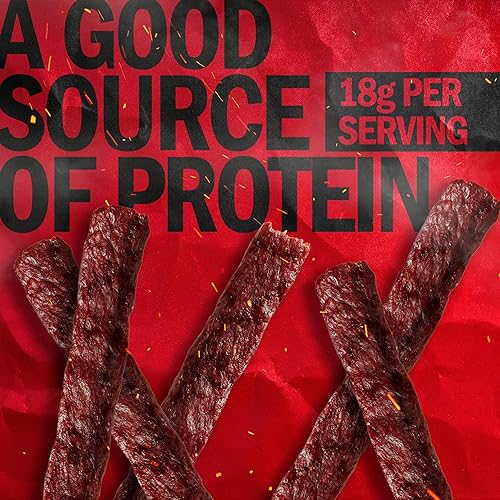 JACK LINKS TERIYAKI BEEF STEAK PROTEIN SNACKS - 18G PROTEIN, 100 BEEF, KETO FRIENDLY, 12 PACK