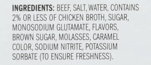 JACK LINKS ORIGINAL BEEF JERKY CHEW, 100 BEEF PROTEIN SNACK, 0.32OZ TIN, PACK OF 72