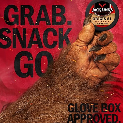 JACK LINKS ORIGINAL BEEF JERKY 36 PACK - 0.32 OZ TINS, 4G PROTEIN, 100 REAL BEEF SNACKS