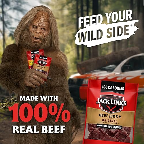 JACK LINKS BEEF JERKY VARIETY PACK - 15 ASSORTED MEAT SNACKS - 100 REAL BEEF GIFT FOR HIM