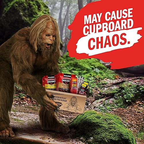 JACK LINKS BEEF JERKY VARIETY PACK - 15 ASSORTED MEAT SNACKS - 100 REAL BEEF GIFT FOR HIM