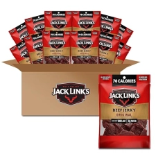 JACK LINKS ORIGINAL BEEF JERKY MULTIPACK, 48 PACKS, 0.85 OZ EACH HIGH PROTEIN SNACK