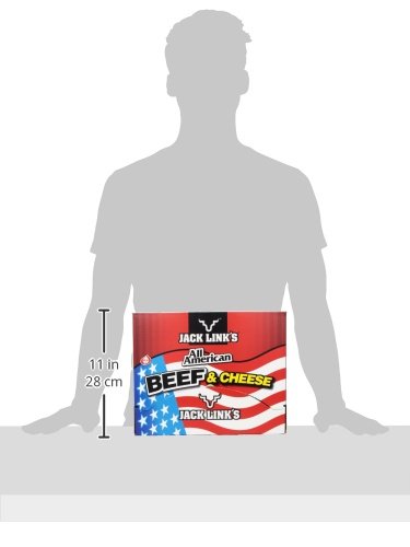 JACK LINK S ORIGINAL BEEF CHEESE COMBO PACK, 48 COUNT, 1.2 OZ, REAL WISCONSIN CHEESE, 7G PROTEIN