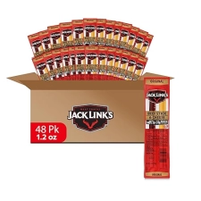 JACK LINKS ORIGINAL BEEF CHEESE SNACK PACK, 48 COUNT, 1.2OZ EACH, 8G PROTEIN, REAL CHEESE