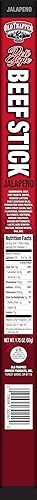 OLD TRAPPER JALAPEñO DELI-STYLE SAUSAGE STICKS, 1.75OZ, 26 PACK, HIGH PROTEIN, NO SUGAR