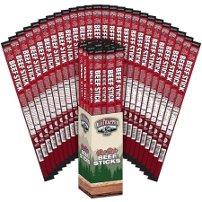 OLD TRAPPER JALAPEñO DELI-STYLE SAUSAGE STICKS, 1.75OZ, 26 PACK, HIGH PROTEIN, NO SUGAR