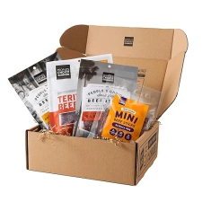 PEOPLE S CHOICE SWEET TOOTH BEEF JERKY VARIETY PACK HIGH PROTEIN MEAT SNACK MADE IN USA