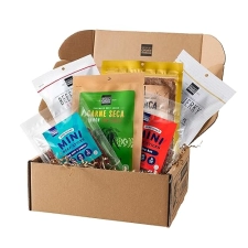 PEOPLE S CHOICE BEEF JERKY BOX KETO, SUGAR-FREE, HIGH PROTEIN LOW CARB SNACK SAMPLER USA