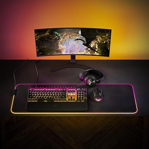 STEELSERIES APEX PRO HYPERMAGNETIC GAMING KEYBOARD WITH ADJUSTABLE ACTUATION, OLED SCREEN, RGB, USB