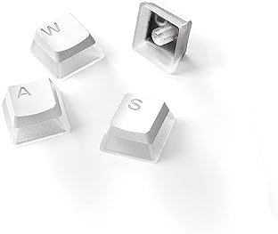 STEELSERIES PRISMCAPS DOUBLE SHOT PUDDING KEYCAPS WHITE DURABLE PBT FOR MECHANICAL KEYBOARDS