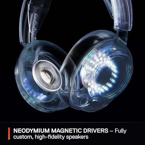 STEELSERIES ARCTIS NOVA 5X WIRELESS GAMING HEADSET WHITE 60H BATTERY, MULTI-SYSTEM, GEN2.X MIC