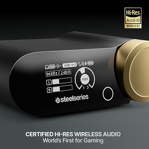 STEELSERIES ARCTIS NOVA ELITE WIRELESS GAMING HEADSET HI-RES 96KHZ ANC AI NOISE CANCELING