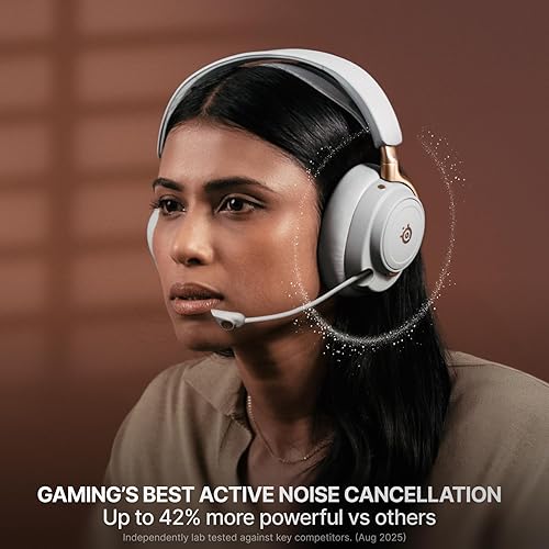 STEELSERIES ARCTIS NOVA ELITE WIRELESS GAMING HEADSET HI-RES 96KHZ ANC AI NOISE CANCELING