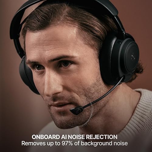 STEELSERIES ARCTIS NOVA ELITE WIRELESS GAMING HEADSET HI-RES 96KHZ ANC AI NOISE CANCELING