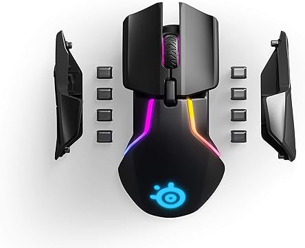 STEELSERIES RIVAL 650 QUANTUM WIRELESS GAMING MOUSE - 12,000 CPI, DUAL SENSOR, RGB LIGHTING
