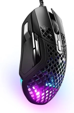 STEELSERIES AEROX 5 ULTRA-LIGHT RGB GAMING MOUSE WITH 18K DPI TRUEMOVE AIR SENSOR, WATER RESISTANT