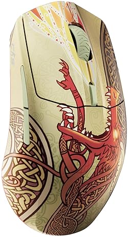 STEELSERIES CS2 DRAGON LORE WIRELESS GAMING MOUSE 18K DPI, BLUETOOTH 2.4GHZ, 200HR BATTERY