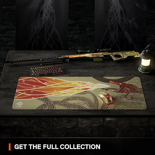 STEELSERIES CS2 DRAGON LORE WIRELESS GAMING MOUSE 18K DPI, BLUETOOTH 2.4GHZ, 200HR BATTERY