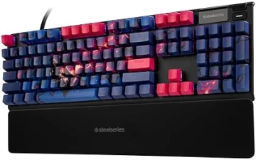 STEELSERIES LIMITED EDITION DOUBLE SHOT PUDDING PBT KEYCAPS WITH ARTIST ARTWORK FOR MECHANICAL KEYBO