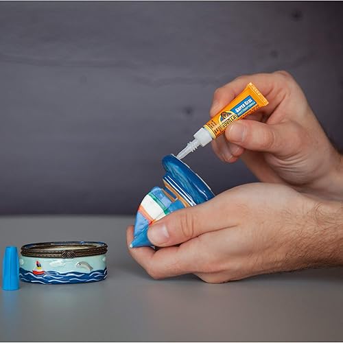 GORILLA SUPER GLUE CLEAR, 4 TUBES X 3G FAST-SETTING, ALL-PURPOSE ADHESIVE FOR REPAIRS