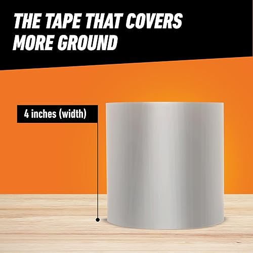 GORILLA WATERPROOF CLEAR PATCH SEAL TAPE 4X8 PERMANENT WEATHER-RESISTANT LEAK REPAIR
