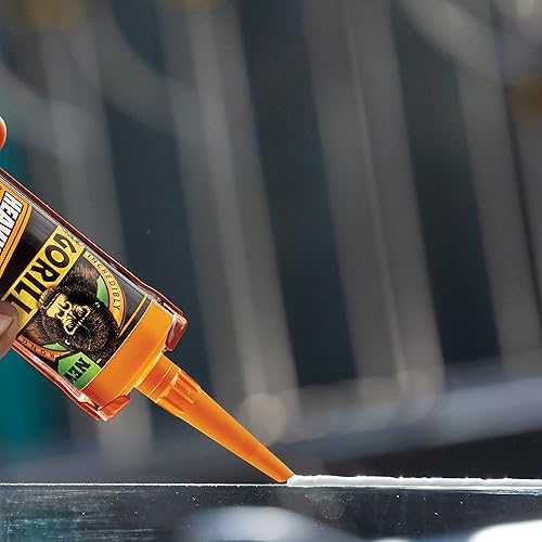 GORILLA HEAVY DUTY CONSTRUCTION ADHESIVE 9OZ WHITE CARTRIDGE STRONG, DURABLE, PACK OF 1