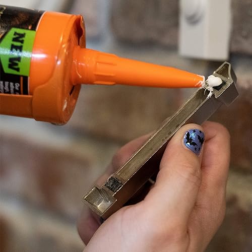 GORILLA HEAVY DUTY CONSTRUCTION ADHESIVE 9OZ WHITE CARTRIDGE STRONG, DURABLE, PACK OF 1