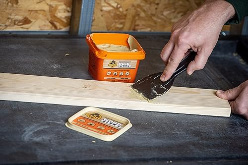 GORILLA ALL PURPOSE WOOD FILLER REPAIR KIT WITH PUTTY KNIFE AND SANDING BLOCK FOR WOOD RESTORATION