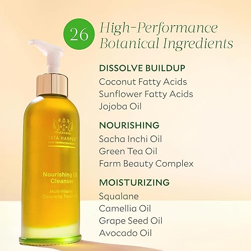 TATA HARPER NOURISHING OIL CLEANSER GENTLE NATURAL MAKEUP REMOVER SKINCARE CLEANSING OIL