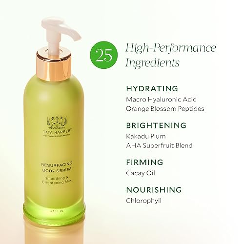 TATA HARPER RESURFACING BODY SERUM 125ML BRIGHTENING, SMOOTHING NATURAL SKINCARE