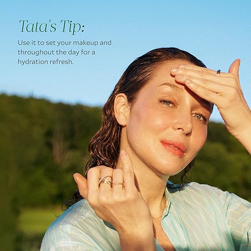 TATA HARPER HYDRATING FLORAL ESSENCE MIST WITH HYALURONIC ACID NATURAL FACE SKINCARE SPRAY