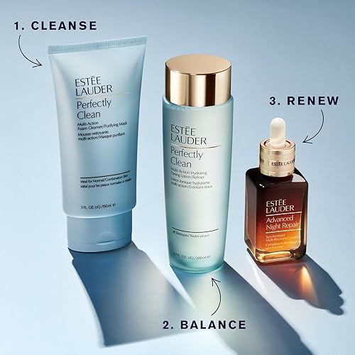 ESTéE LAUDER PERFECTLY CLEAN FOAMING FACE WASH PURIFYING MASK 5 OZ - MULTI-ACTION CLEANSER