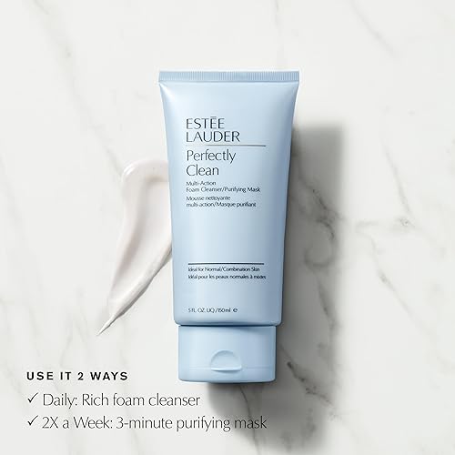 ESTéE LAUDER PERFECTLY CLEAN FOAMING FACE WASH PURIFYING MASK 5 OZ - MULTI-ACTION CLEANSER