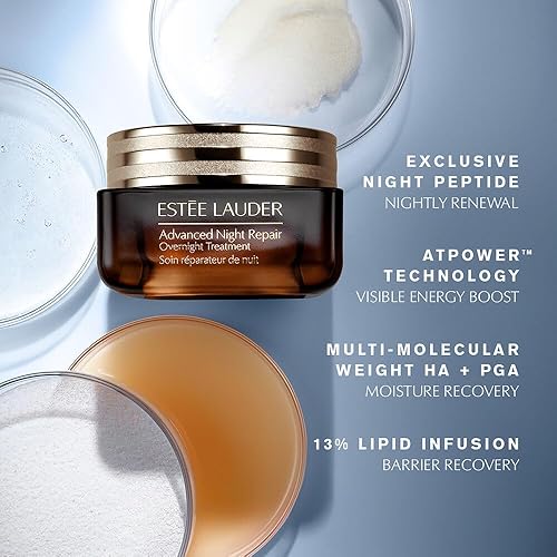 ESTéE LAUDER ADVANCED NIGHT REPAIR MOISTURIZING OVERNIGHT TREATMENT WITH HYALURONIC ACID 2.2 OZ