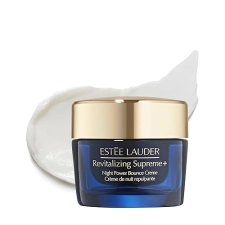 ESTéE LAUDER REVITALIZING SUPREME NIGHT CREAM WITH PEPTIDES FIRMS, LIFTS PLUMPS SKIN