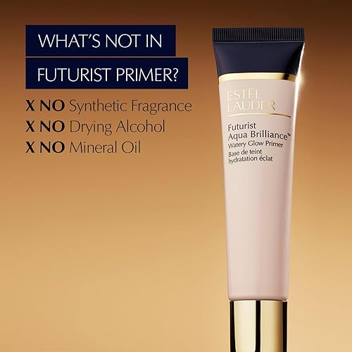 ESTéE LAUDER FUTURIST AQUA BRILLIANCE PRIMER WITH HYALURONIC ACID FOR HYDRATING GLOW MAKEUP