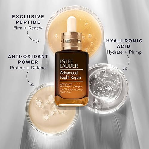 ESTéE LAUDER ADVANCED NIGHT REPAIR SERUM EYE GEL-CREME SET WITH HYALURONIC ACID PEPTIDES