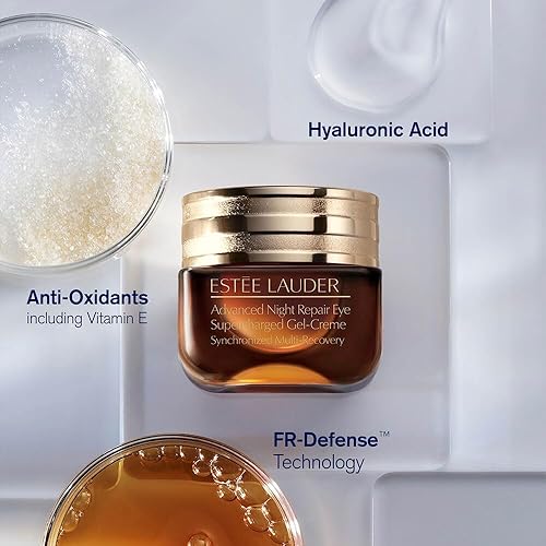 ESTéE LAUDER ADVANCED NIGHT REPAIR SERUM EYE GEL-CREME SET WITH HYALURONIC ACID PEPTIDES