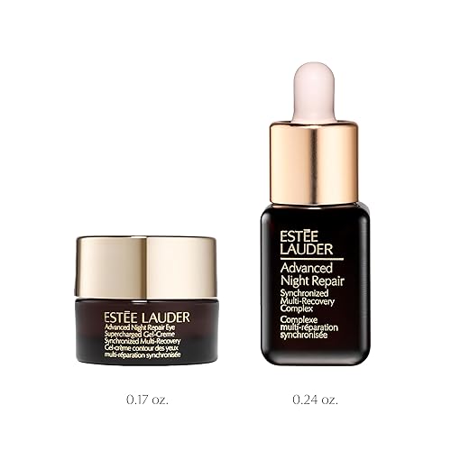 ESTéE LAUDER ADVANCED NIGHT REPAIR SERUM EYE GEL-CREME SET WITH HYALURONIC ACID PEPTIDES
