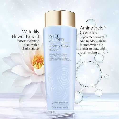 ESTéE LAUDER PERFECTLY CLEAN BALANCING SKIN ESSENCE TONER WITH AMINO ACID WATERLILY 13.5OZ