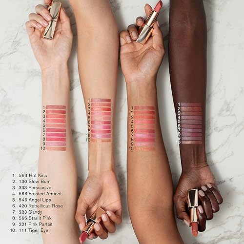 ESTéE LAUDER PURE COLOR HI-LUSTRE LIPSTICK FOR WOMEN SHIMMER FINISH, 0.12 OZ