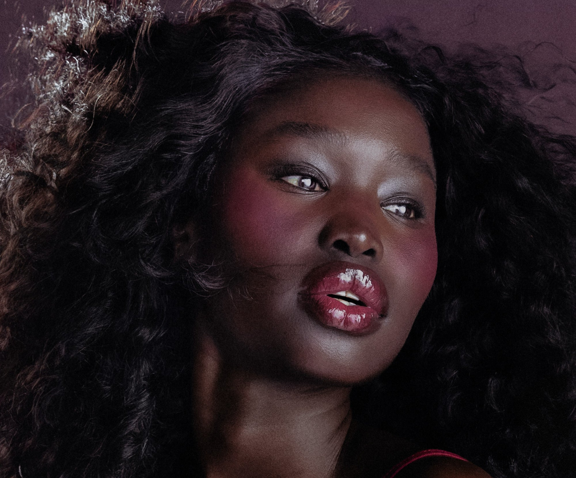 RHODE POCKET BLUSH THE NATURAL FLUSH  COOL PURPLE BERRY